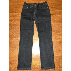 Levis Jeans Womens 8M Black The Original Mid Rise Skinny Dark Wash Stretch Denim